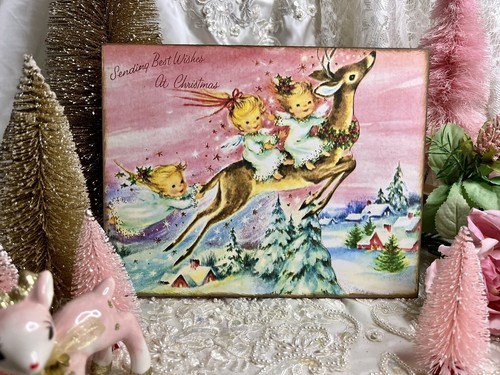 Retro pink christmas sweet - christmas,,